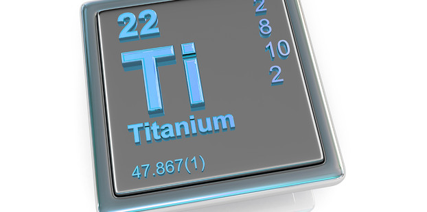 12721444 Titanium. Chemical elemen 3d 12721444 Titanium. Chemical elemen 3d