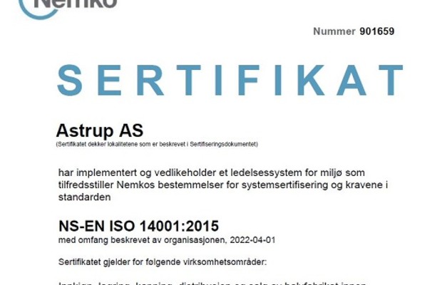 NS-EN ISO 14001-2015