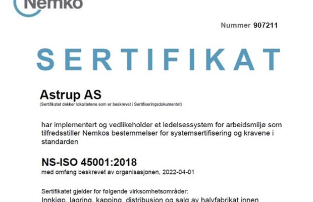 NS-EN ISO 45001-2018