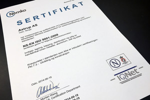 Sertifkat Nemko NS-EN ISO 9001-2008